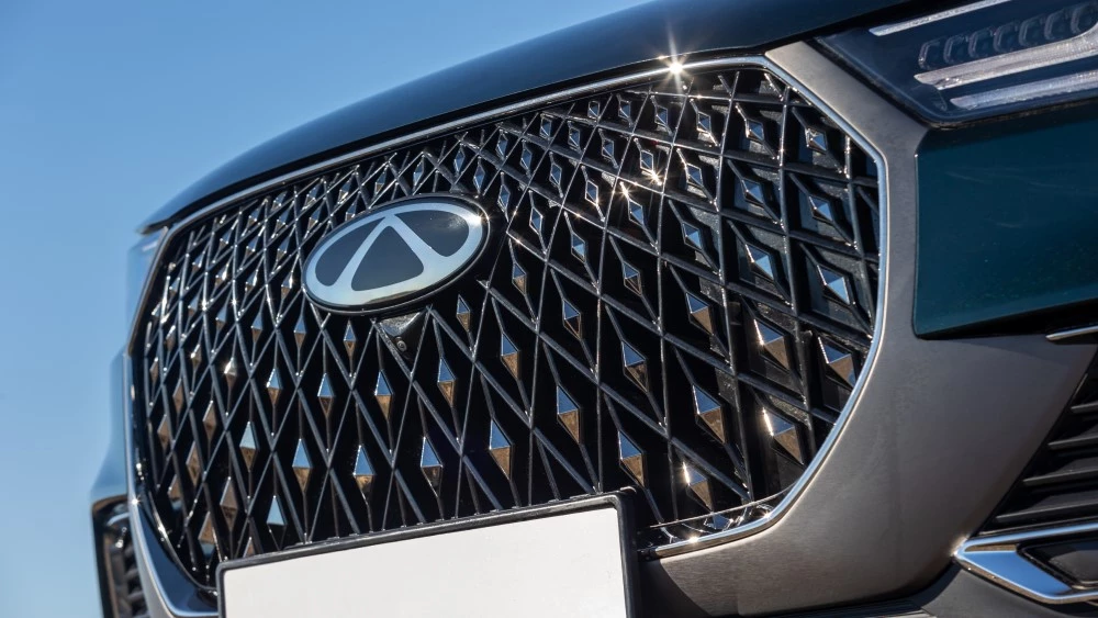 Chery Tiggo 8 Pro Plug-in Hybrid решетка радиатора логотип светящийся