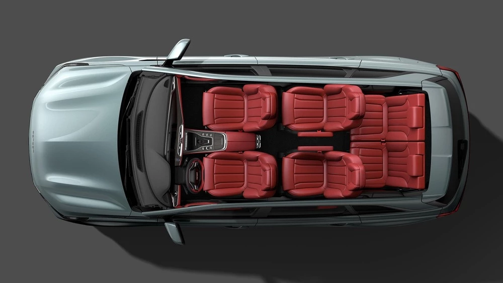 Салон интерьер Dongfeng 600 сверху конфигурация