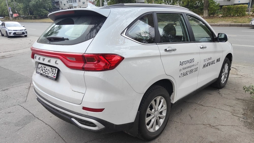 Haval M6 сбоку сзади тест Мишина