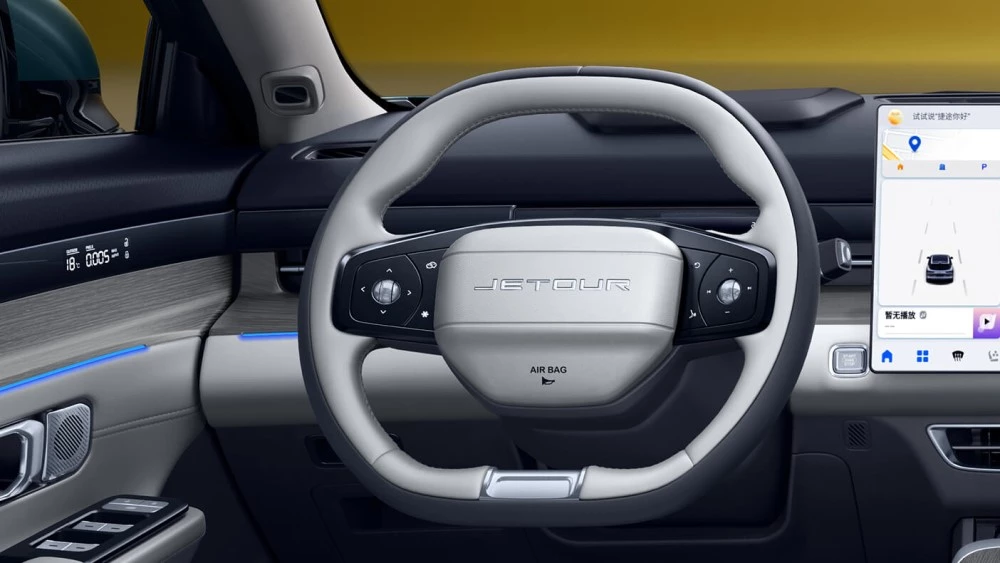 Обновленный Jetour Dashing 2024 салон интерьер