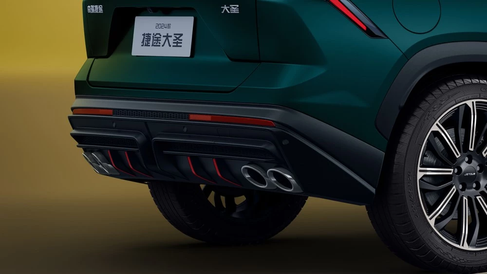 Обновленный Jetour Dashing 2024 сзади бампер