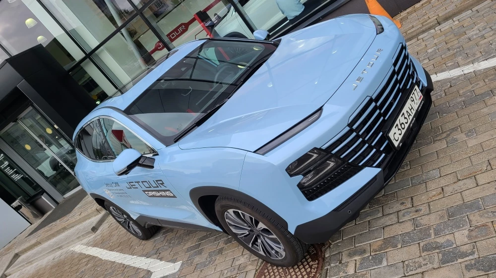 Jetour Dashing сбоку спереди сверху дизайн