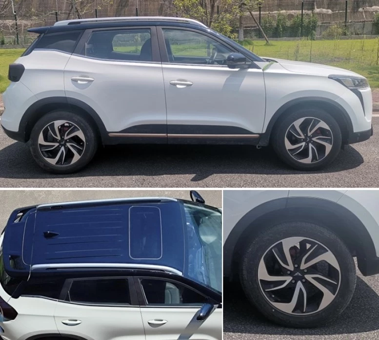 Обновленный кроссовер Kaiyi X3 Pro сбоку дизайн