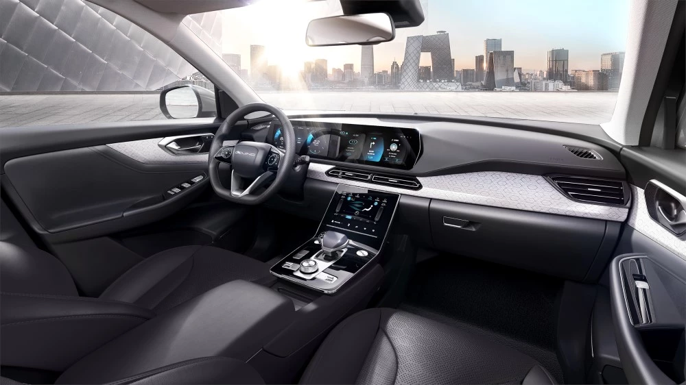 BAIC X7 салон интерьер