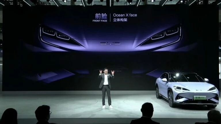 кроссовер BYD Sea Lion 07 Гуанчжоу премьера презентация автосалон