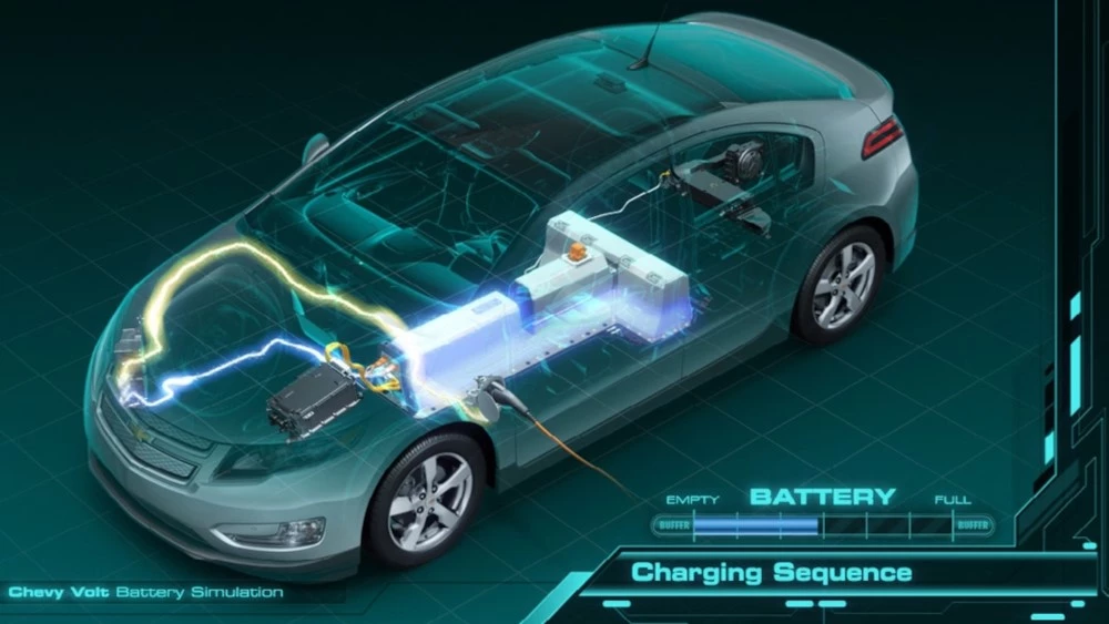 Chevrolet Volt двигатель батарея