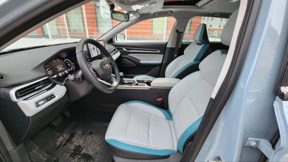 Geely Emgrand салон интерьер кожаный Flagship