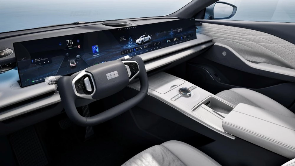 Geely Galaxy E8 салон интерьер