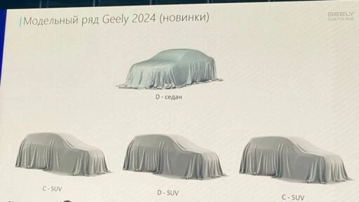 новинки Geely 2024 год модельный план
