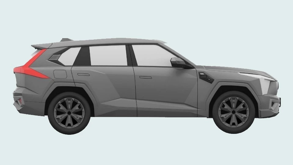 Haval Veyron патентное изображение сбоку