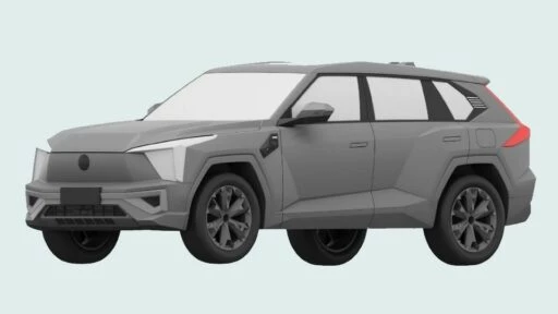 Haval Veyron патентное изображение спереди сбоку