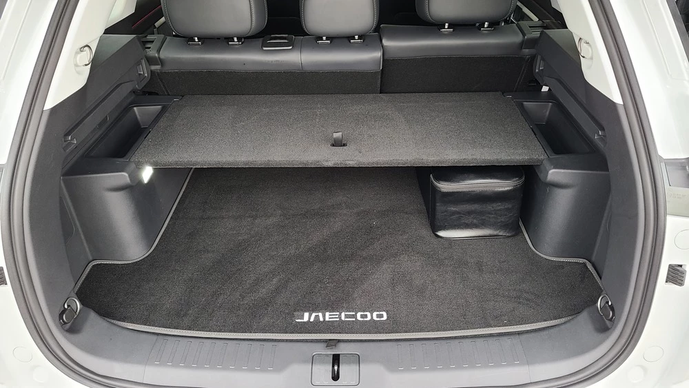 Jaecoo J7 салон интерьер багажник полка
