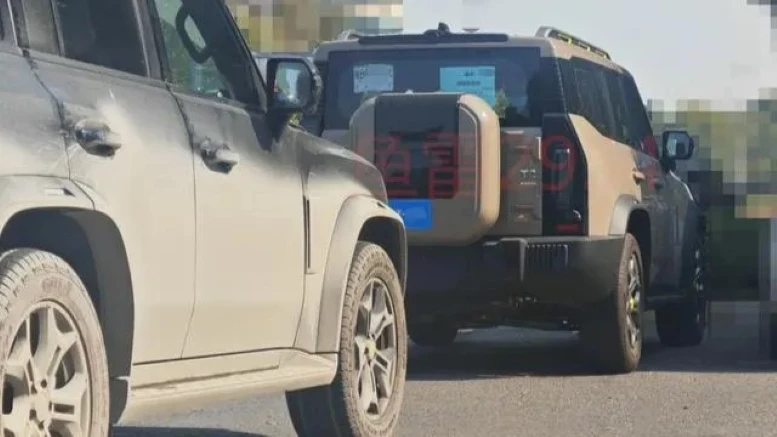 Jetour T2 экспортная версия для России сзади