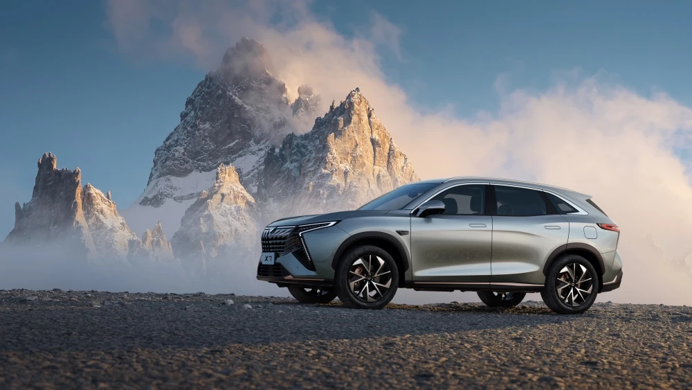 Kaiyi Kunlun X7 спереди сбоку