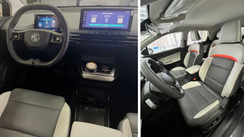 Электрический хэтчбек MG 4 Mulan салон интерьер