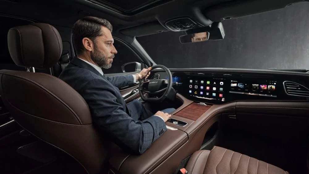 Обновленный Exeed VX салон интерьер