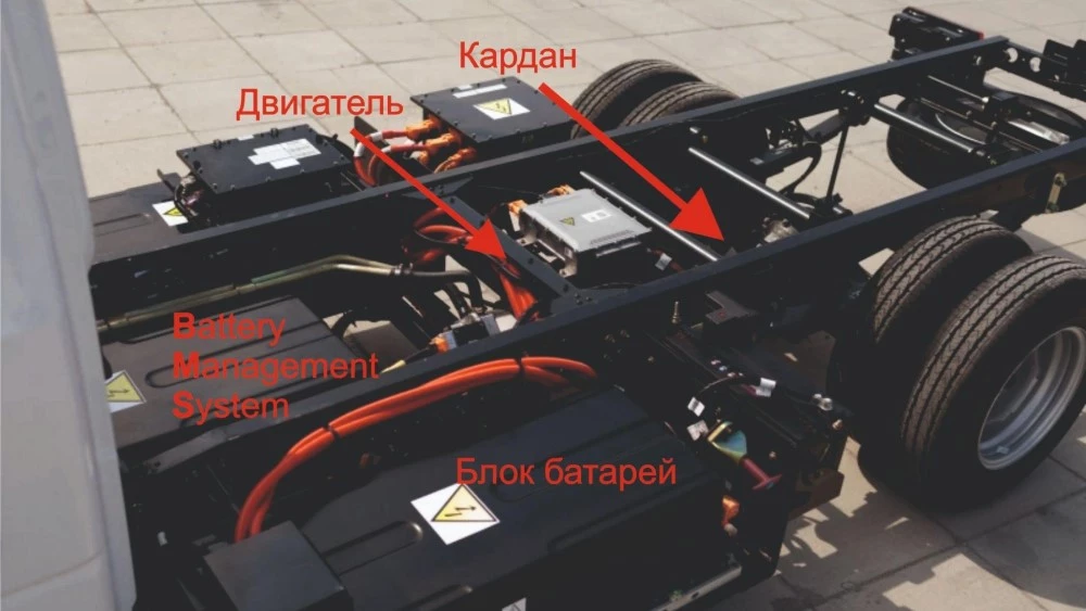 схема электрического грузовика