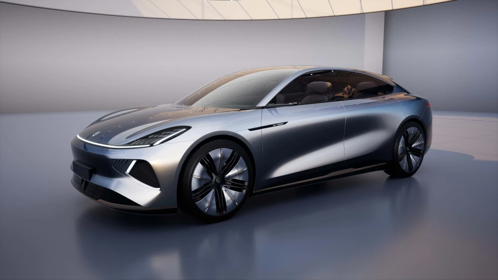 Skywell показал электромобиль премиум-класса. Его ждут в России Skywell Skyhome концепт сбоку спереди