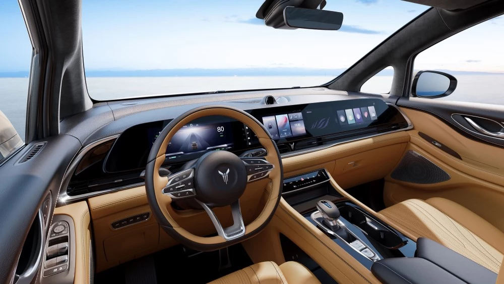 минивэн Voyah Dream First салон интерьер водительское место