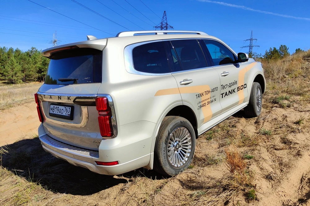 Tank 500 тест Мишина бездорожье полный привод песок