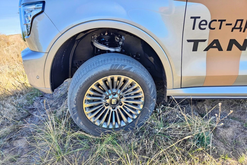 Tank 500 тест Мишина передние колеса ход подвески