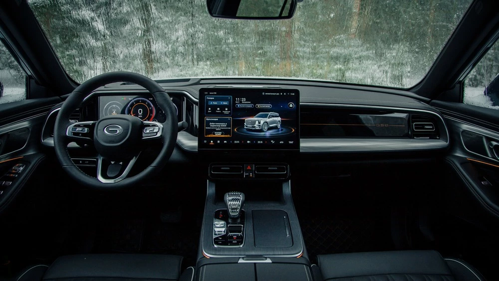 новый GAC GS8 второго поколения салон интерьер