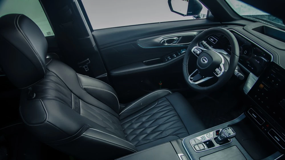 новый GAC GS8 второго поколения салон интерьер