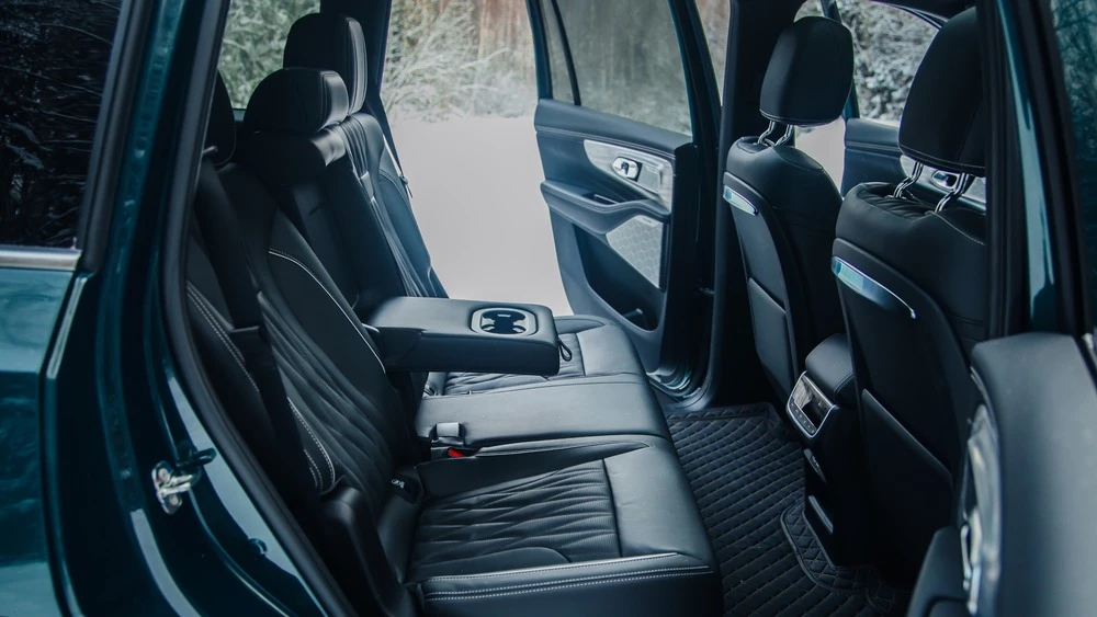 новый GAC GS8 второго поколения салон интерьер второй ряд