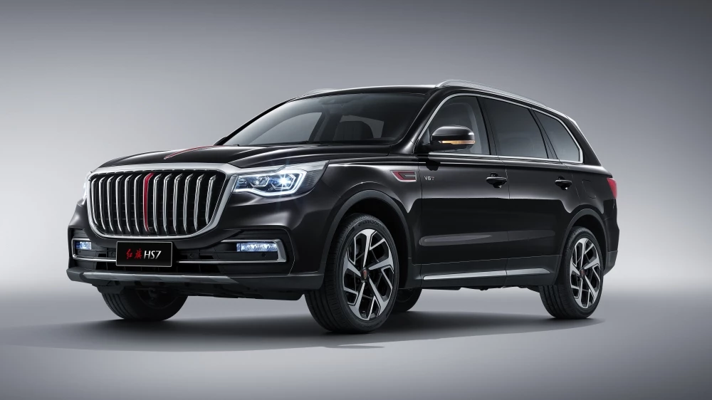 Hongqi HS7 сбоку спереди