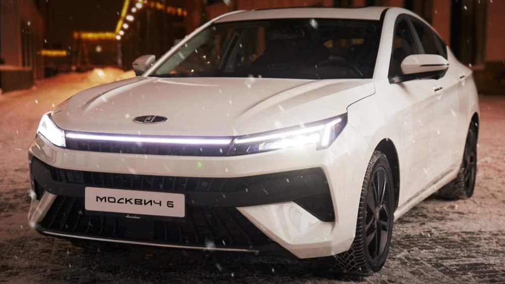«Москвич 6» техно сбоку спереди