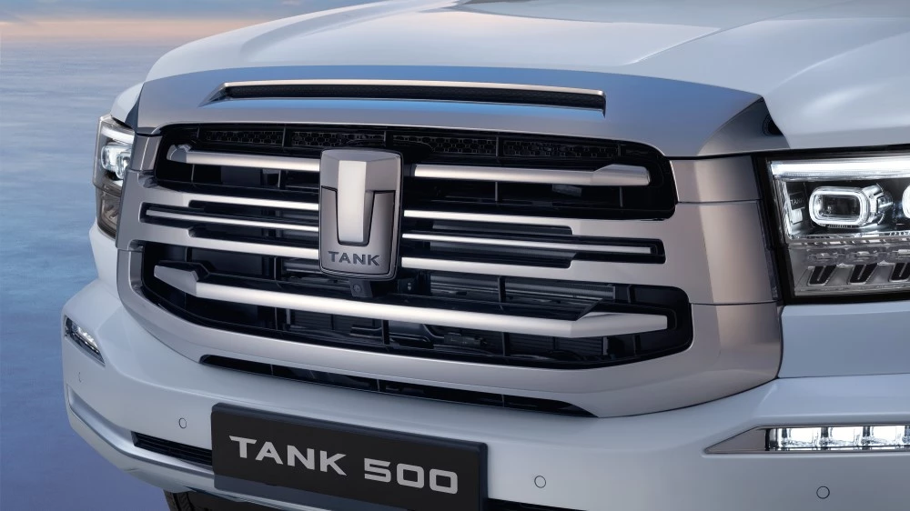 Гибридный внедорожник Tank 500 Urban решетка радиатора