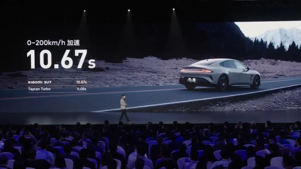 Xiaomi SU7 презентация Лэй Цзюнь