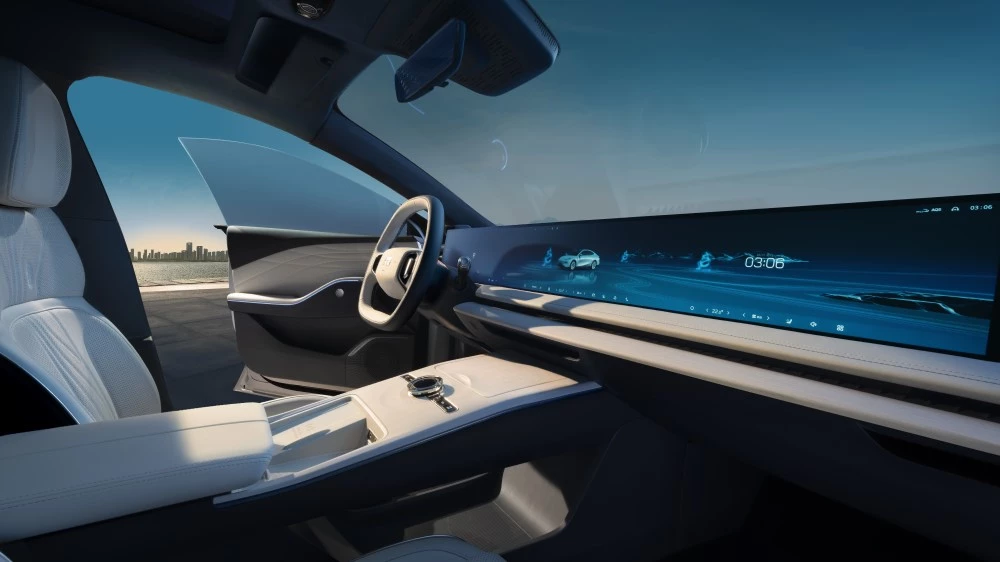 Geely Galaxy E8 салон интерьер