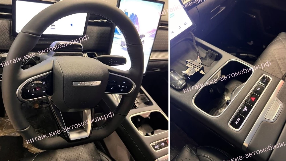 Jaecoo J7 салон первый ряд рулевое колесо