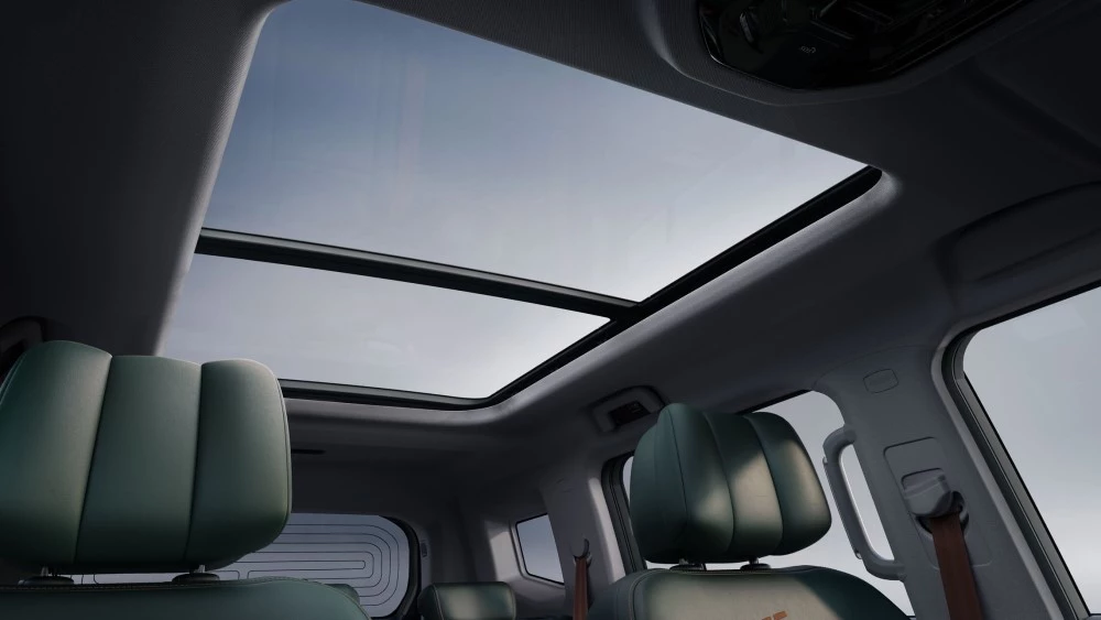 Jetour T2 салон интерьер крыша панорамная