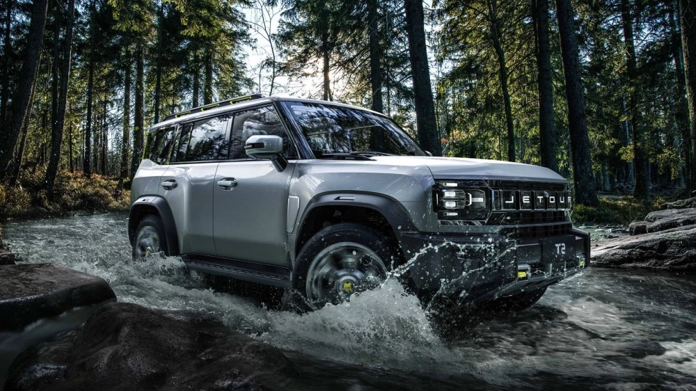 Jetour T2 брод сбоку спереди