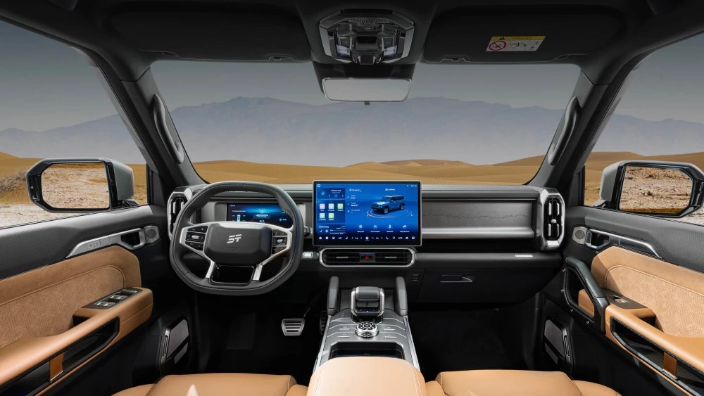 Jetour T2 салон интерьер