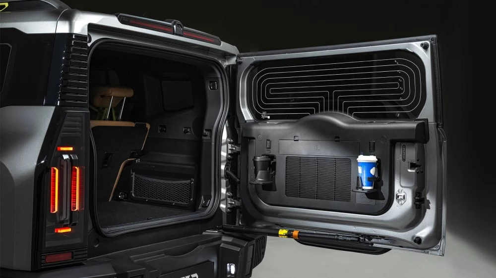 Jetour T2 салон интерьер багажник задняя дверь