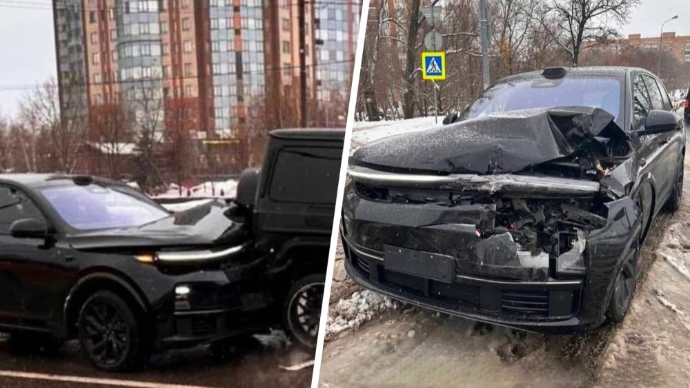 автомобили Li Auto после ДТП превращается в кирпич