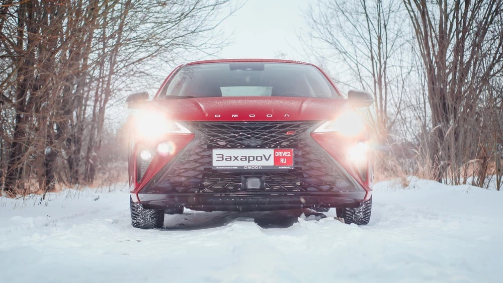 Omoda S5 GT спереди тест-драйв