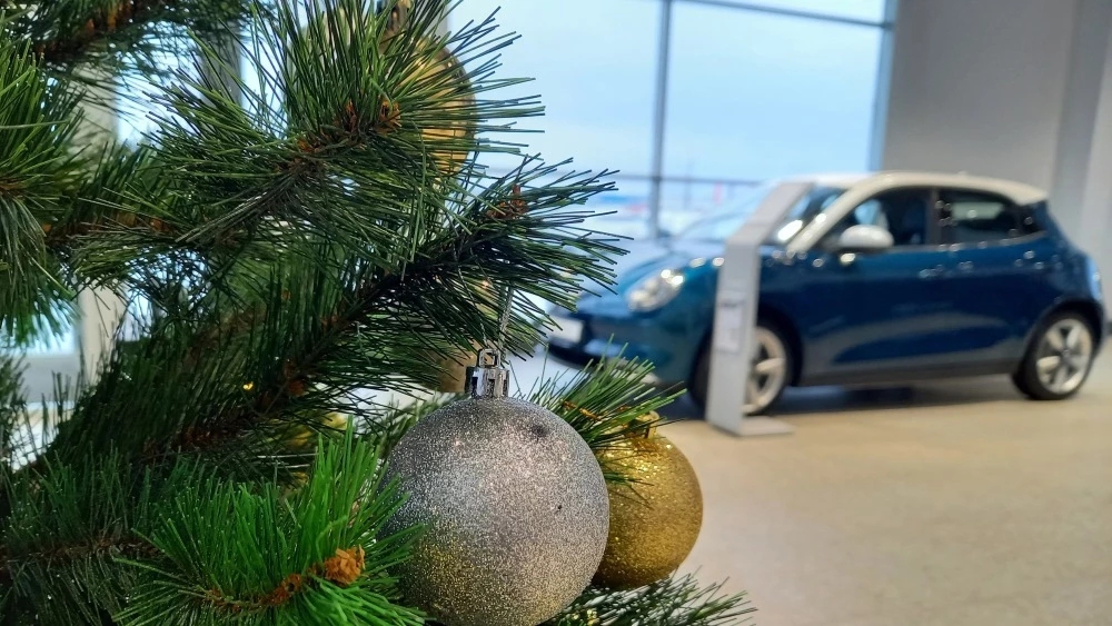 Ora 03 в дилерском центре елка зима Тверь ORA Авто Премиум