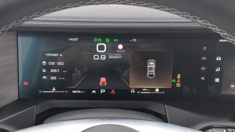 Tank 300 AT35 приборная панель Arctic Trucks