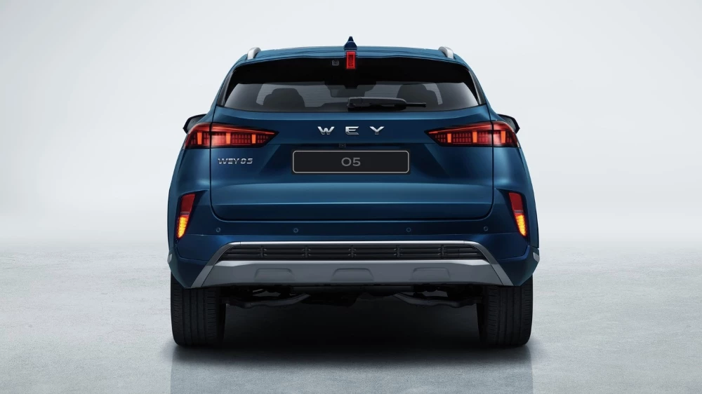 Гибридный кроссовер Wey 05 сзади