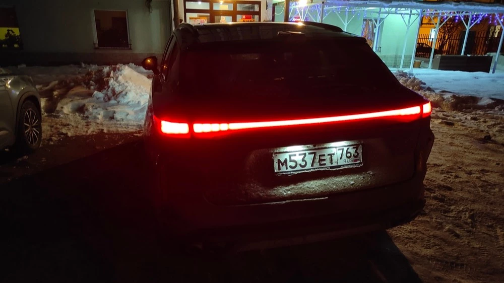 Exeed RX тест Мишина сзади подсветка ДХО светодиодные