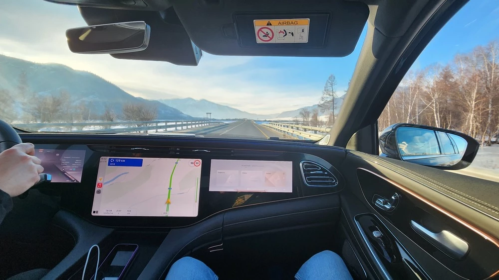 Exeed VX тест салон интерьер первый ряд режим «релакса»