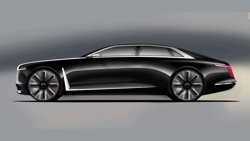 седан Great Wall ZX сбоку рендер премиальный