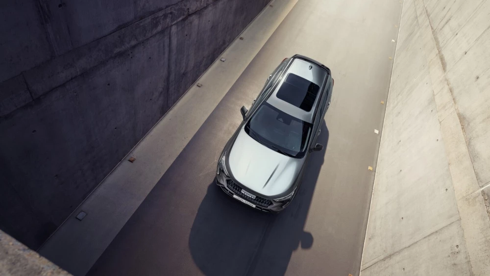 Обновленный кроссовер Haval Jolion сверху в динамике