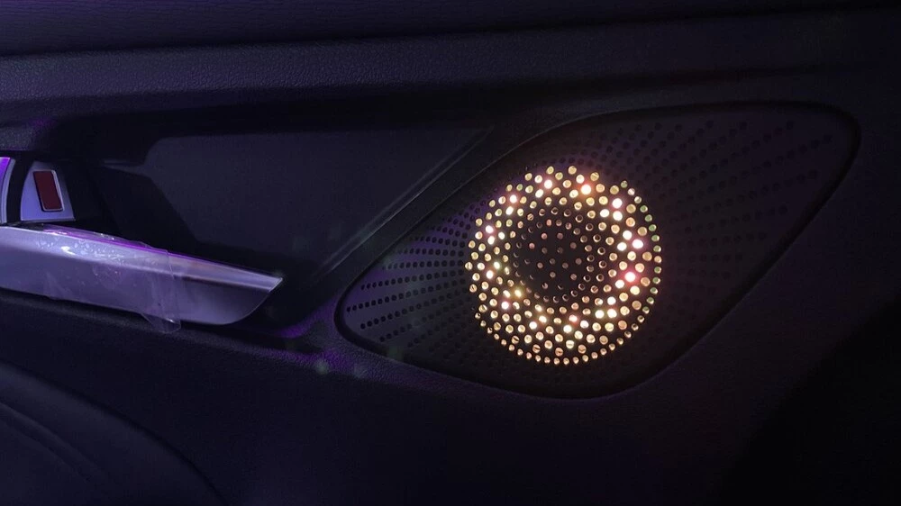 JAC JS5 в Казахстане презентация салон интерьер динамики подсветка