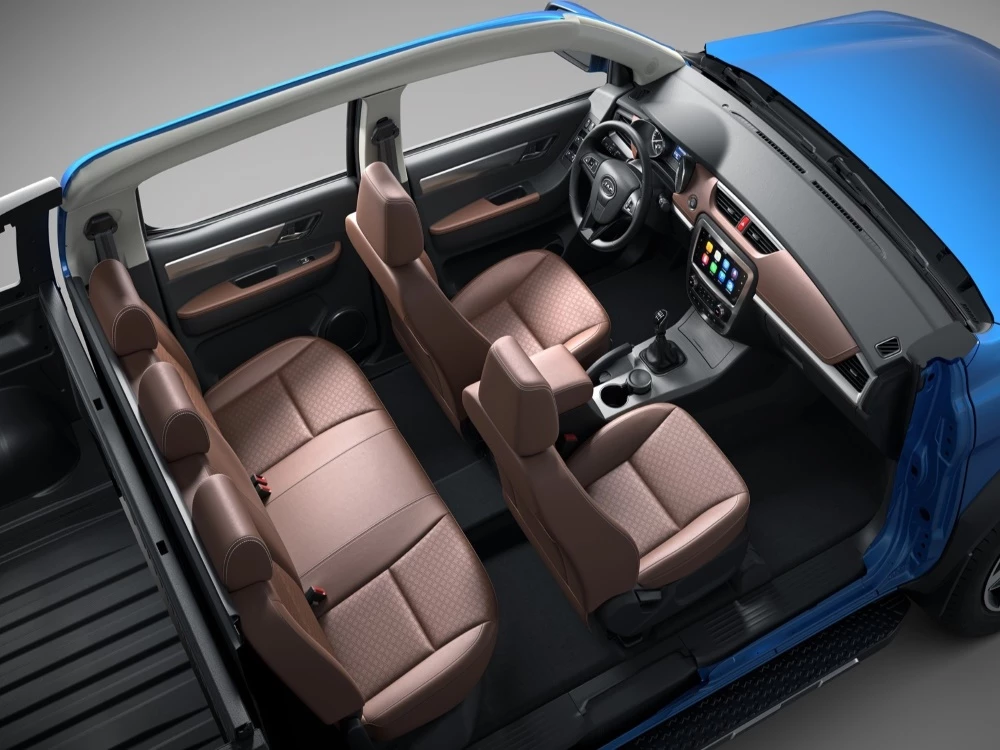 Пикап JAC T8 салон интерьер