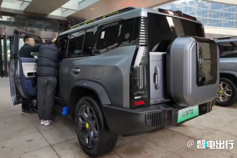 Jetour Shanhai T2 гибридный сбоку сзади